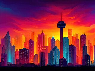 San Antonio Texas skyline