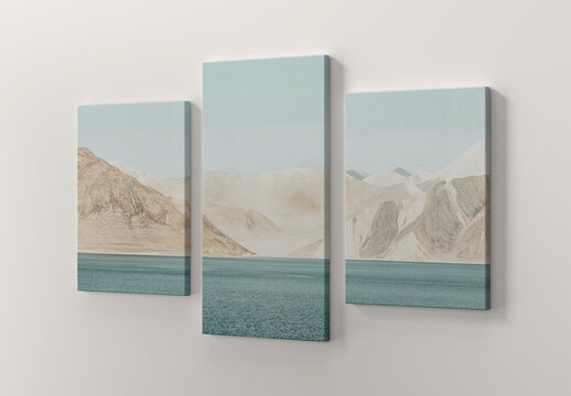 Canvas Wall Print Mockup