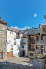 Fototapeta premium Torla-Ordesa is a Spanish town and municipality in Sobrarbe, province of Huesca, Aragon.