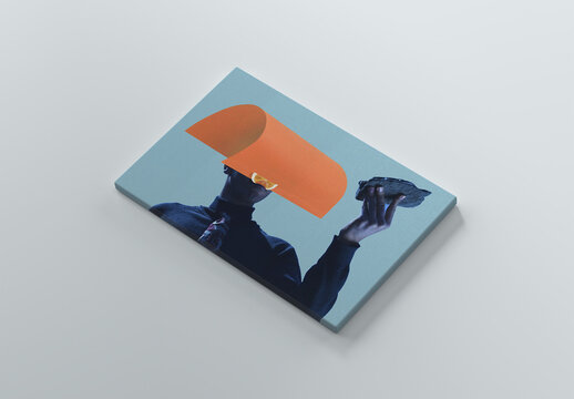 Horizontal Canvas Mockup