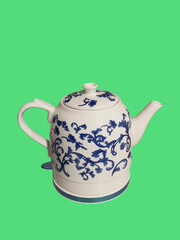 White electric kettle