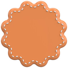 Price tag. Sale tag. Discount label. 3D illustration.