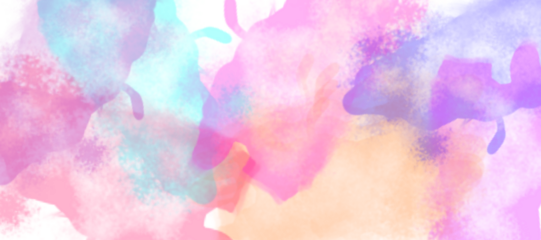 Soft watercolor texture featuring a blend of pastel hues, including pink, purple, blue, and peach