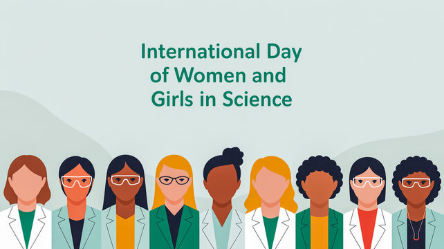 International day of women and girls in science, diverse group