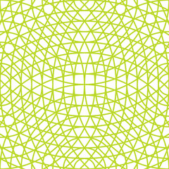 A green and white abstract design with a lot of lines