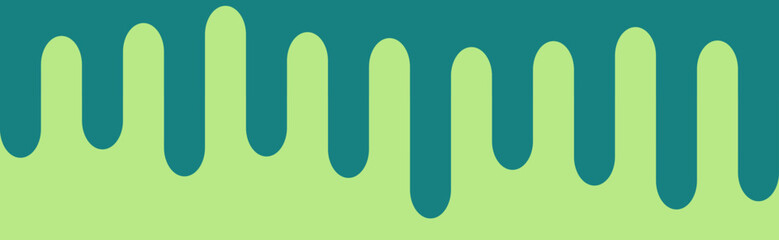 A green and blue striped line with a green and blue swirl