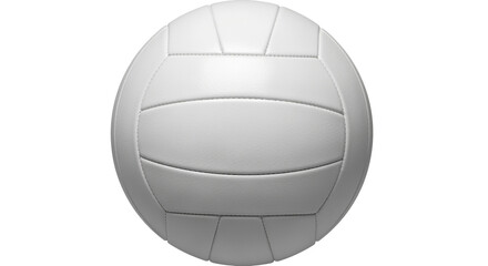 Classic White Volleyball Isolated on White