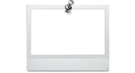 Blank Instant Photo Frame with Thumbtack
