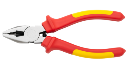 Red Insulated Combination Pliers