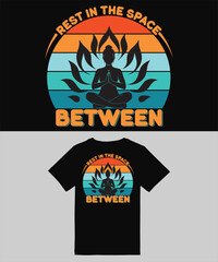Meditation Yoga T Shirt Design

