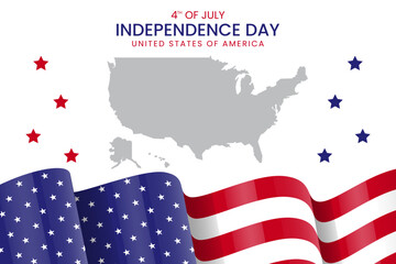 4th of July Independence Day Celebration Background