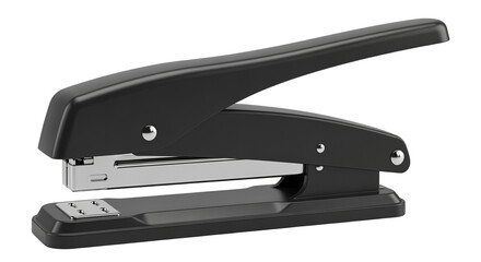 Stapler Office Stationery Black Silver Isolated