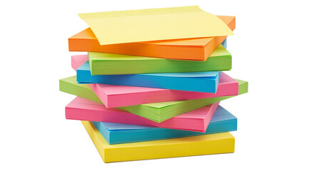 Colorful Stack of Sticky Notes