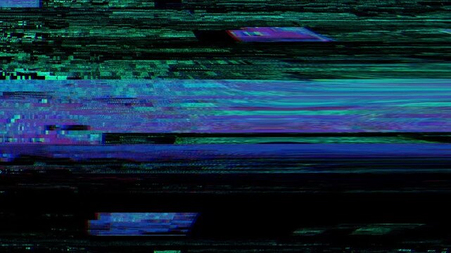 Strong digital error transition with heavy glitch distortion and bold pixel breakdown for edits.