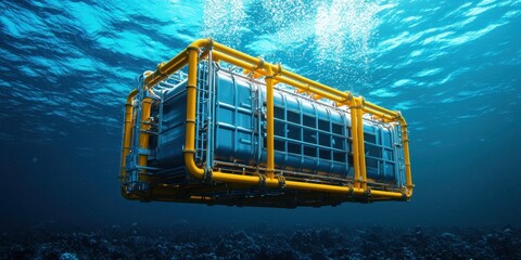 Underwater Research Submarine for Marine Exploration