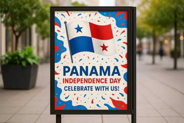 Panama Independence Celebration Poster