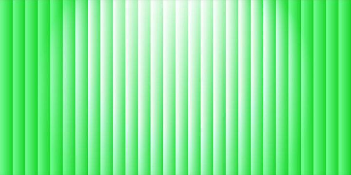 Abstract Green and White Vertical Gradient Stripes Background. Modern Minimalist Digital Wallpaper