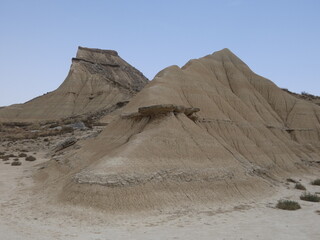 Bardenas Reales de Navarra​​, ​ paraje semidesértico,RESERVA DE LA BIOSFERA