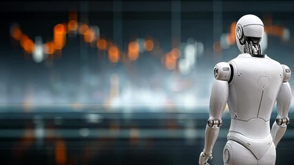 Exploring the role of robots in finance and their impact on stock market trends and data analysis - Powered by Adobe
