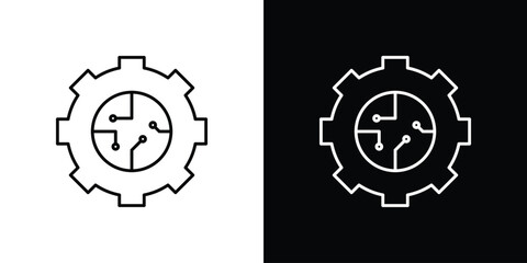 ETL icons vector. doodle. on a white background.