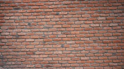 Red brick wall texture, sharp and detailed exterior backdrop for architectural and design use with...