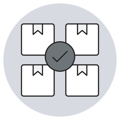 Stock icon, Product Stock, Inventory Stock, Warehouse Stock, Stock Management, vector