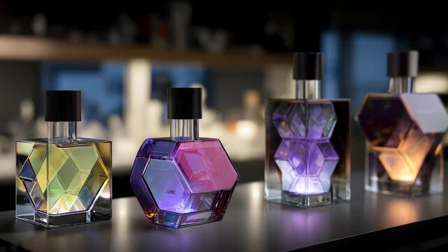 Medium shot capturing the process of creating unique anodized product colors with metallic sheen under controlled lighting conditions