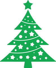 Christmas tree icon symbol vector