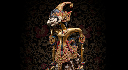 Capture the allure of Javanese culture with this ornate wayang golek puppet. Perfect for showcasing traditional arts, cultural events, and unique artistic expression.