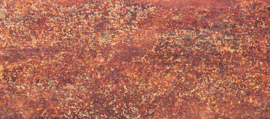weathered iron surface, panoramic background. rusty metal texture