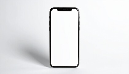 A sleek smartphone on a clean surface ready for customization or to display apps and features