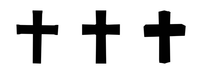 Three black audio mixer equalizer control panel sliders graphic vector illustration design