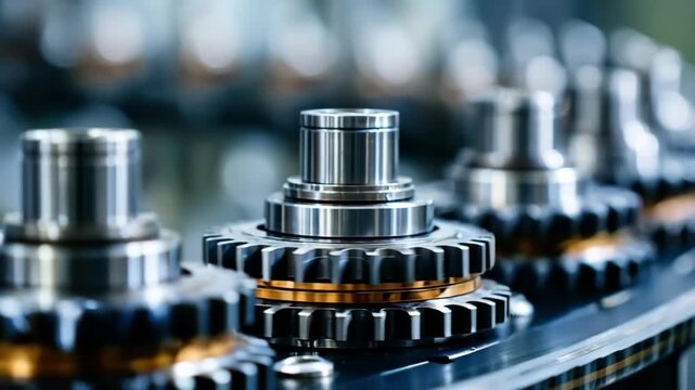 Engineer carefully realigning die components to ensure proper fit and function optimizing production efficiency on an assembly line.