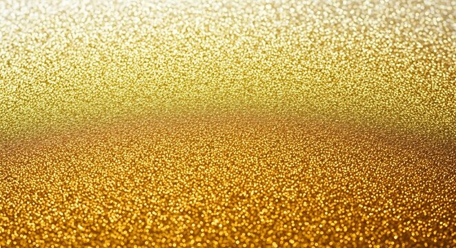 Luxurious golden glitter background with sparkling particles and a beautiful shiny gradient for festive occasions - Powered by Adobe