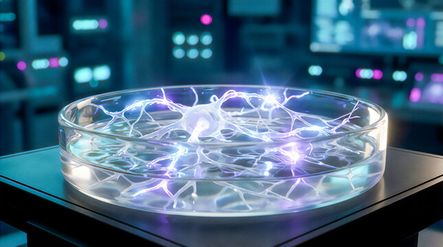 Glowing Neuronal Network Culture in Petri Dish for Neuroscience Research