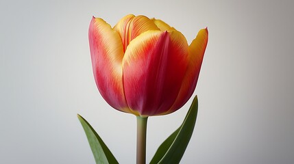 Beautiful tulip gradient petals high resolution picture