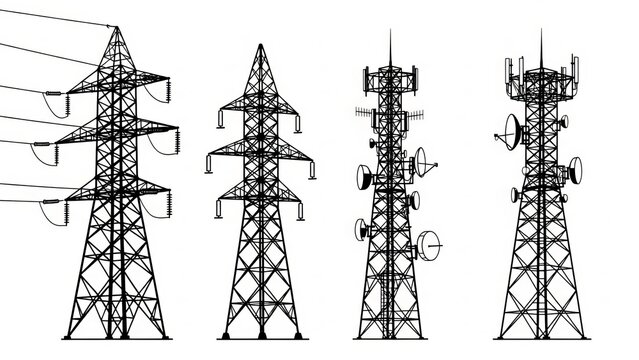Power Transmission Towers and Telecommunication Antenna Structures”