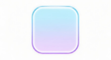 Abstract modern square icon, a vibrant blend of blue and purple, perfect for design and UI