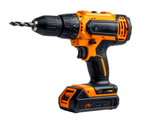 Drill works on wood, metal, construction