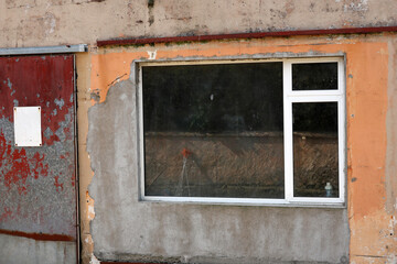 Interior of an old farming shed