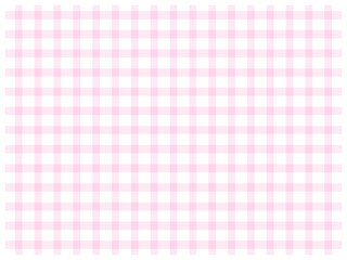 シンプルで可愛いギンガムチェック柄の背景 パステルピンク