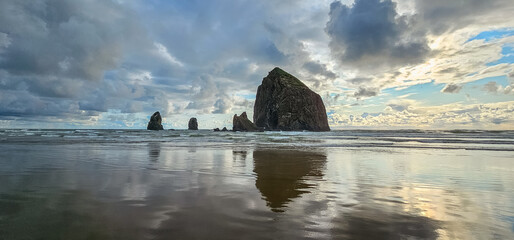 Haystack Rock Sunset