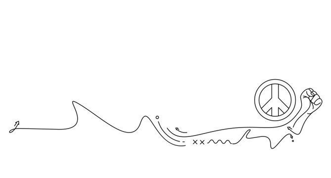 Stop the War Russia vs Ukraine Poster. - Powered by Adobe