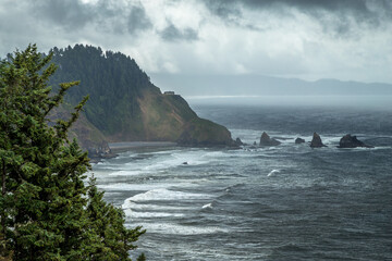 Stunning view of Three Arch Rocks