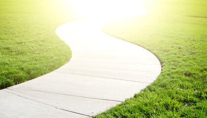 Abstract minimal illustration of a gentle curved pathway ascending toward light, symbolizing access