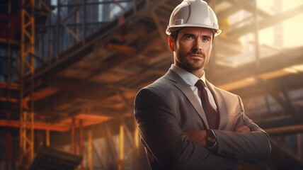 Industrial Worker with Safety Gear in Factory – Engineering and Manufacturing Industry Portrait