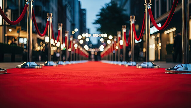 Step into the Spotlight on a Vibrant Red Carpet, Perfect for Event Marketing, Movie Premieres, and Exclusive VIP Experiences, Showcasing Elegance, Prestige, and Excitement