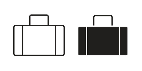 Luggage icon for your website design, logo, app, UI. EPS10