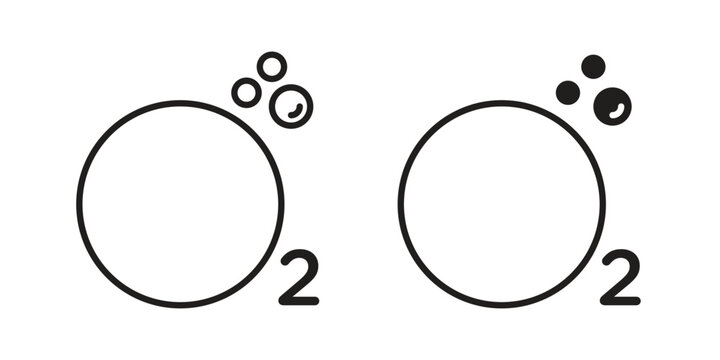 Oxygen O2 icon for your website design, logo, app, UI. EPS10