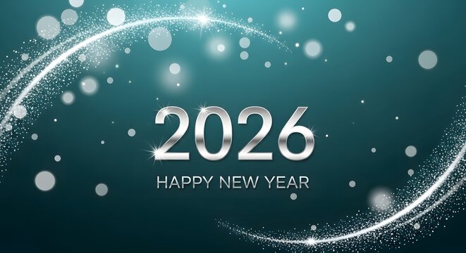 Ring in 2026 with festive sparkle and elegance! Happy New Year wishes for a bright future.